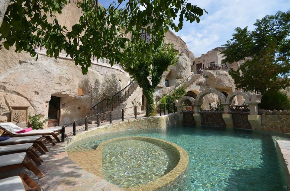 This cave hotel is truly unique, offering guests the chance to unwind in a stylish spot in a historic village