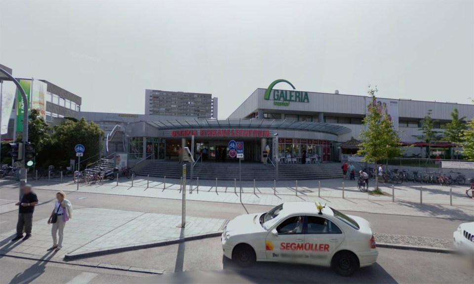 The shooting appear to have taken place at Munich's OEZ shopping mall