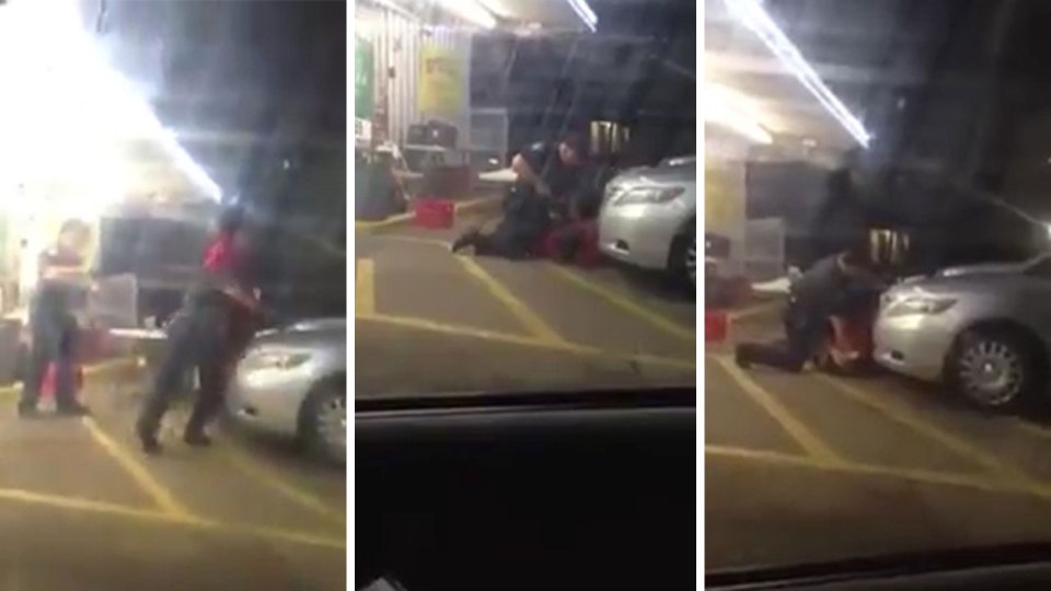 Graphic video shows moment Baton Rouge police shoot man dead