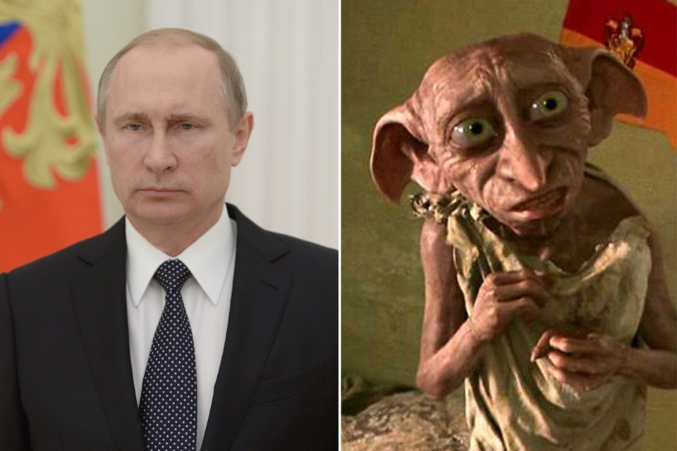 Vladmir Putin and Dobby the House Elf