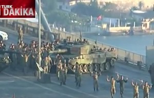 Watch the astonishing moment rebel soldiers surrender on Bosphorus bridge after failed coup