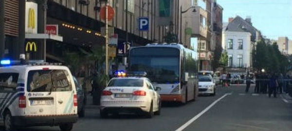 A woman is understood to have attacked three people with a machete in Ukkel, near Brussels in Beligum