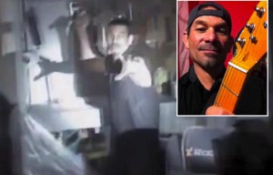 Bodycam footage shows the moment US cops shoot hammer-wielding thug dead