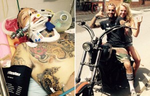 Loyal girlfriend of soldier paralysed in Thailand motorbike crash to keep bedside vigil