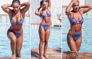 Love Island's Emma-Jane Woodhams stuns in sexy one piece swimsuit on holiday in Spain