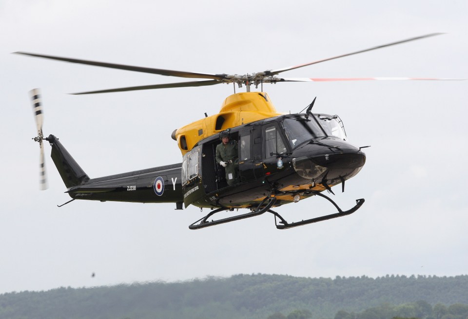 The Griffin HT1 helicopter is used for training pilots in the Royal Air Force