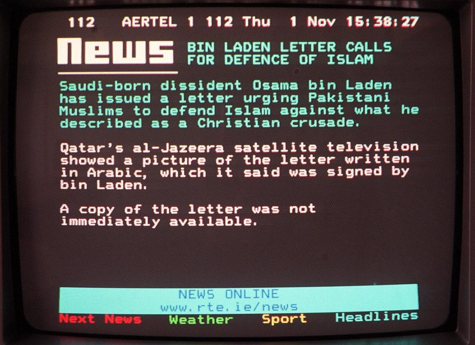 The group wants to create an online archive of old teletext pages from the UK, France and Germany