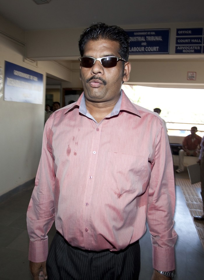 One of the two accused of killing Scarlet Keeling leaves Panjim Children's Court during the ongoing trial