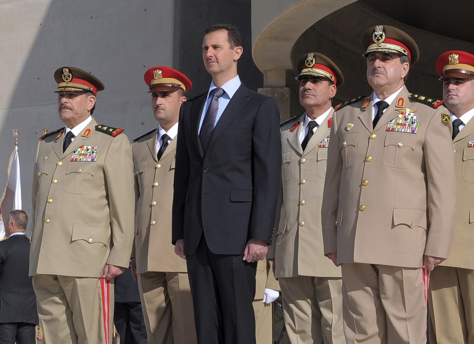 Syrian President Bashar Assad is backed by Vladimir Putin