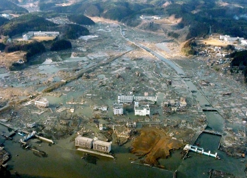 A massive earthquake in Japan in 2011 triggered a tsunami 