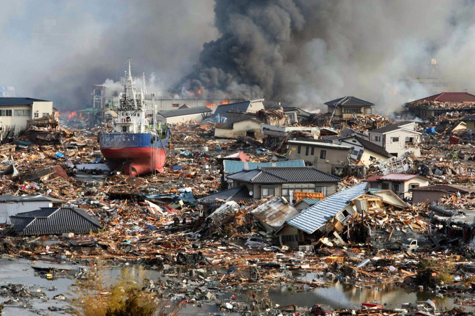 A magnitude of 8.9 earthquake hit northern Japan on 11 March, 2011