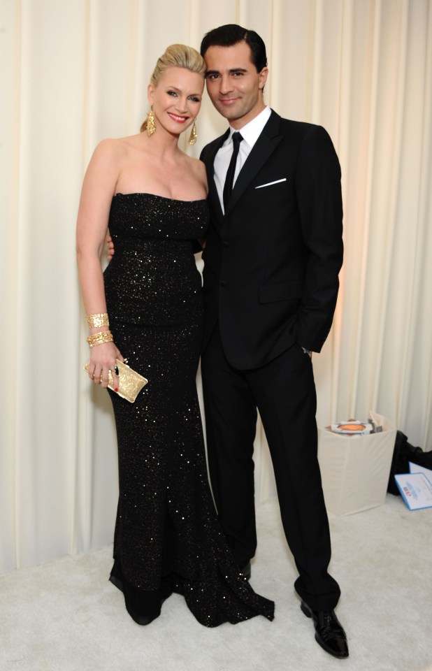 Darius with his ex-wife Natasha Henstridge 