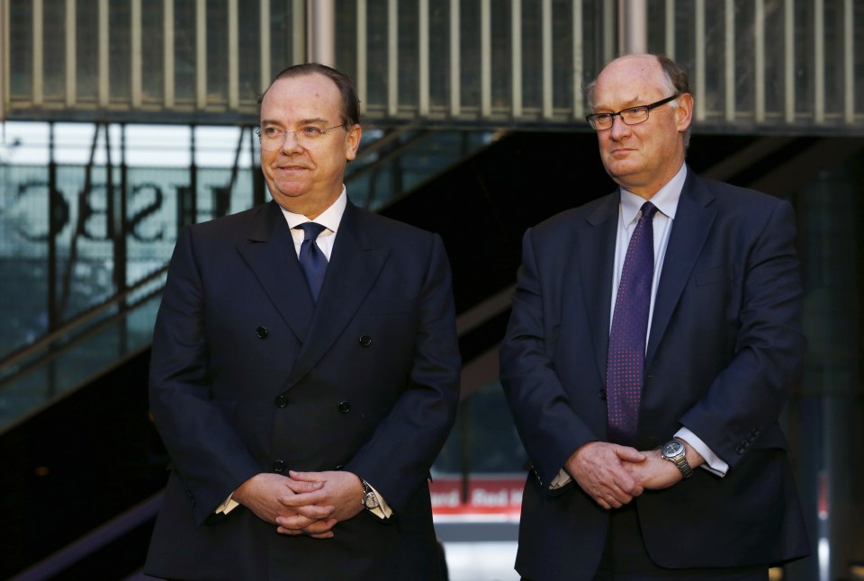 Stuart Gulliver and Douglas Flint