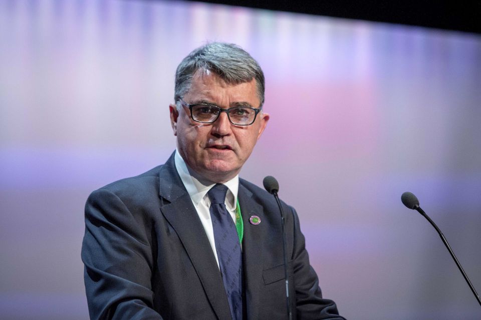 General Secretary of the RMT Mick Cash