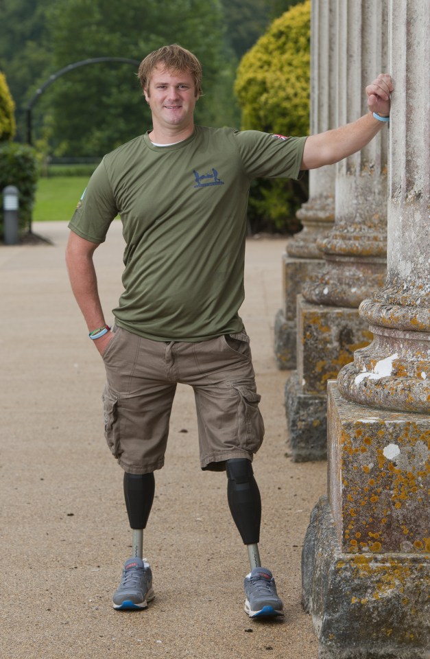 Injury hell of British troops.