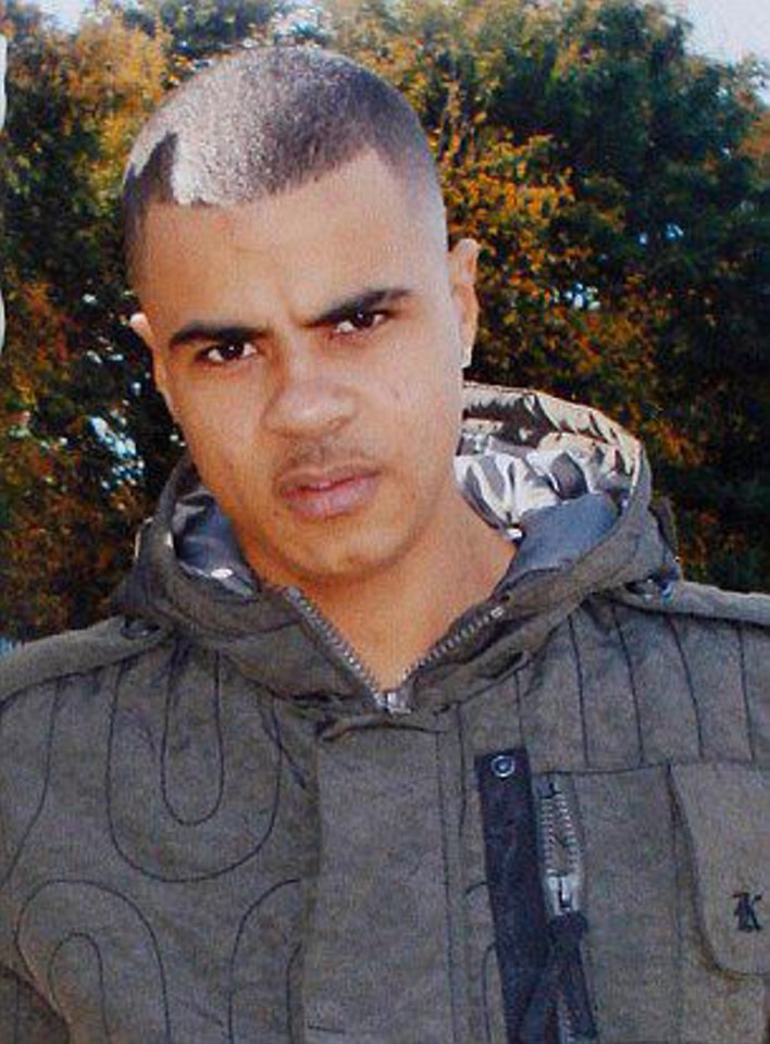 The UK demonstrators referenced the shooting of Mark Duggan in London five years ago
