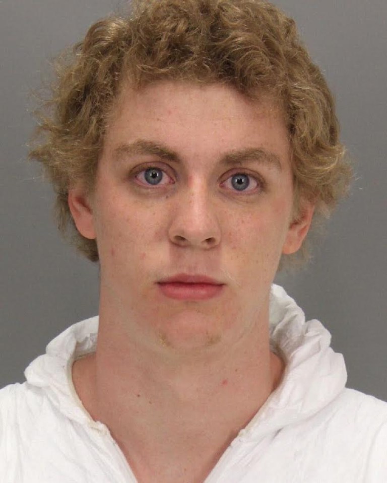 Former Stanford student Brock Turner who was sentenced to six months in county jail for the sexual assault of an unconscious and intoxicated woman is shown in this Santa Clara County Sheriff's booking photo