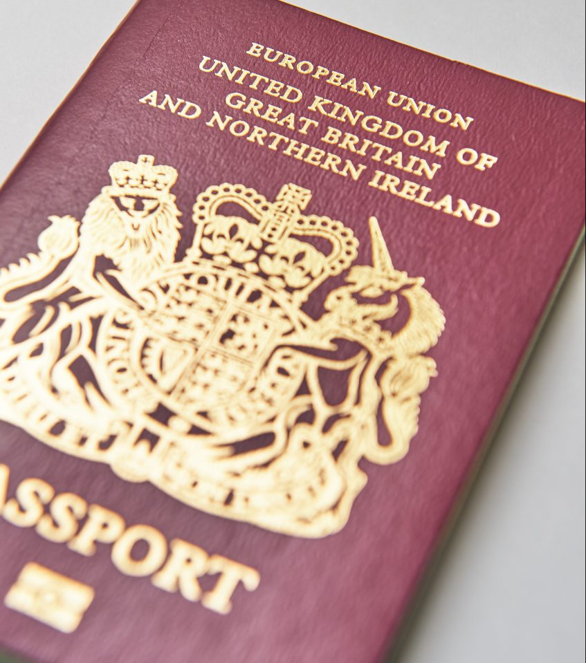 Current EU passport