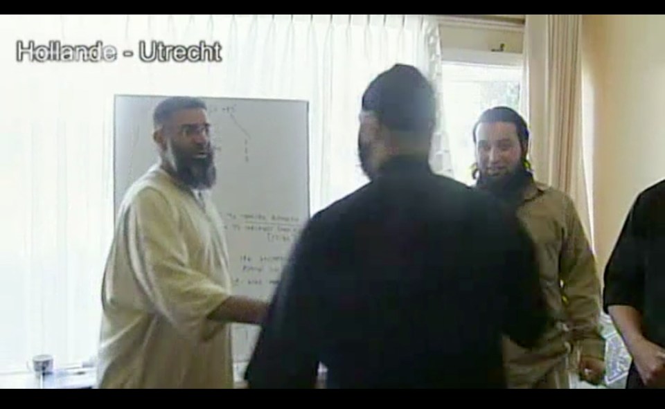 Anjem Choudary video of him with Hicham Chaib