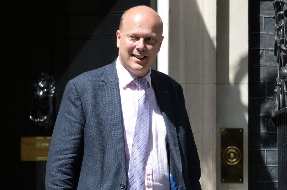 Transport Secretary Chris Grayling waded into the debate 