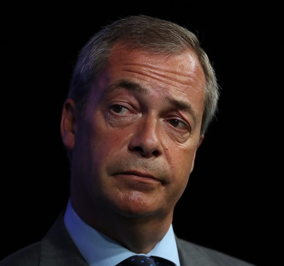 UKIP Leader Nigel Farage In Cleveland For Republican National Convention