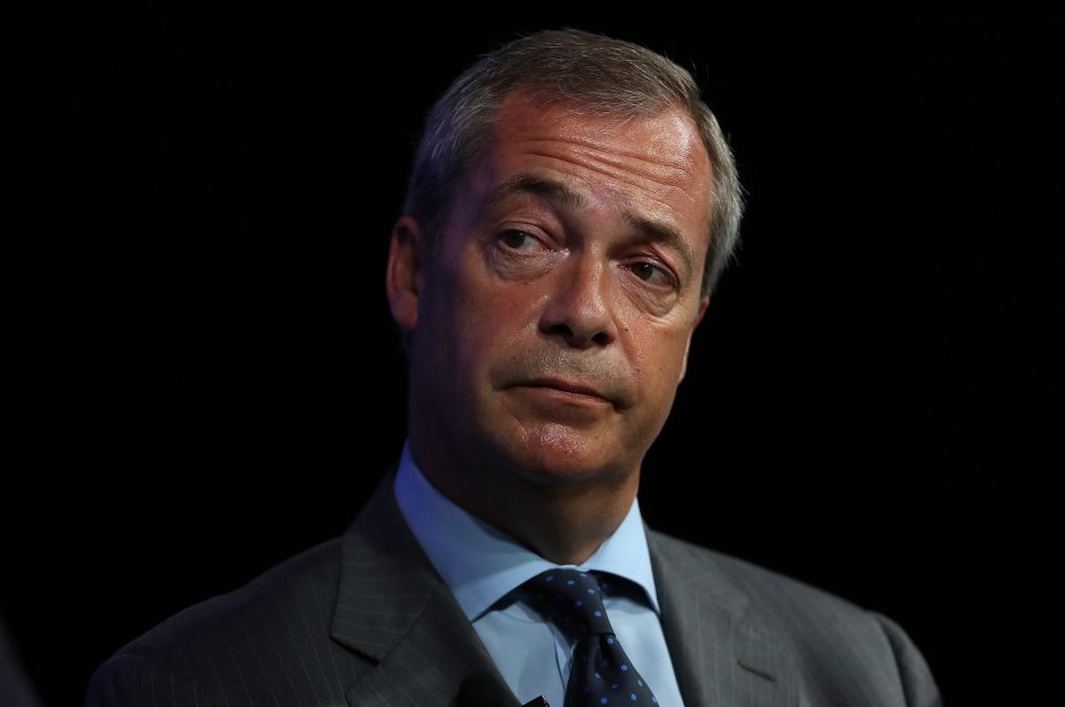 UKIP Leader Nigel Farage In Cleveland For Republican National Convention
