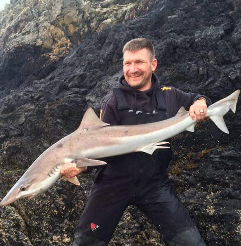 Last week a porbeagle was caught of the coast of Pembrokeshire by two amateur anglers