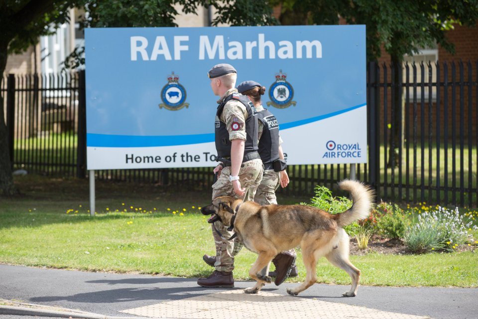 The attempted abduction comes just two weeks after a similar incident at RAF Marham