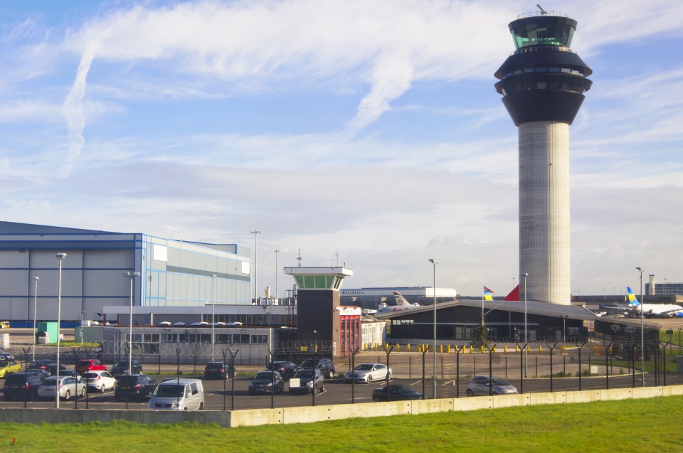 Manchester airport.
