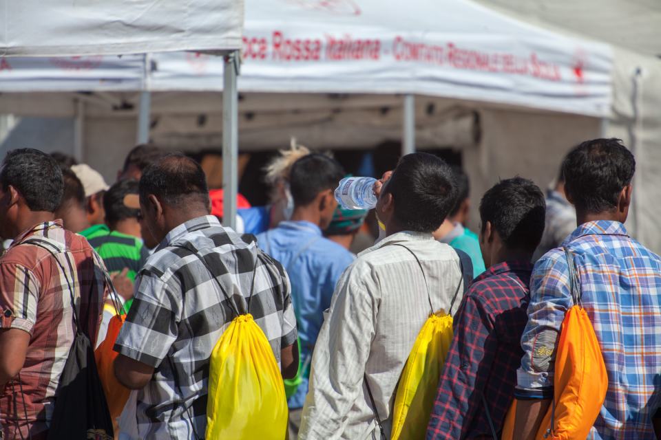 Migrant crisis, Palermo, Italy - 31 Jul 2016