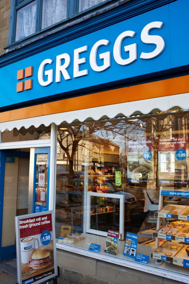 Greggs' revenues have jumped by six per cent after the menu was released