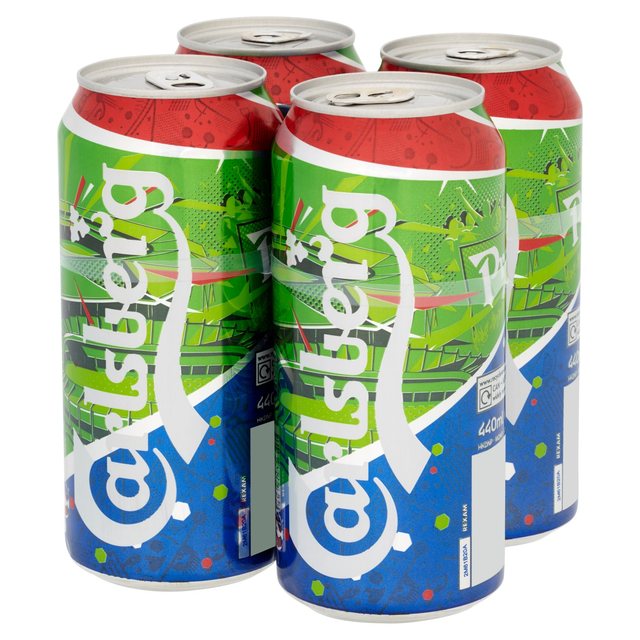 Four-packs of Carlsberg Lager cut from £3.75 to £3.36