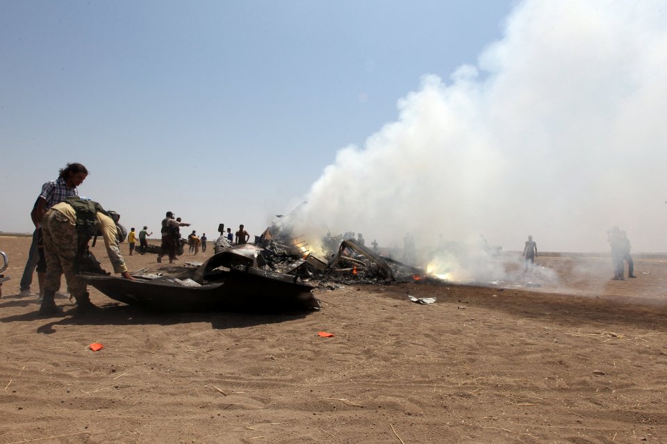 The helicopter was shot out of the sky as it returned to an Idlib airbase following an aid drop to Aleppo