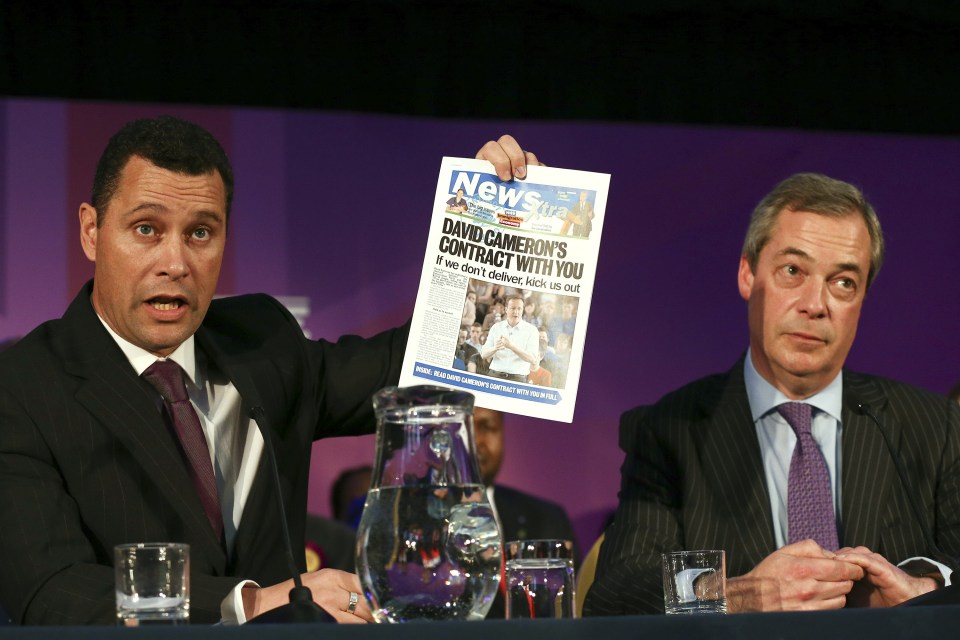 Steven Woolfe and Nigel Farage
