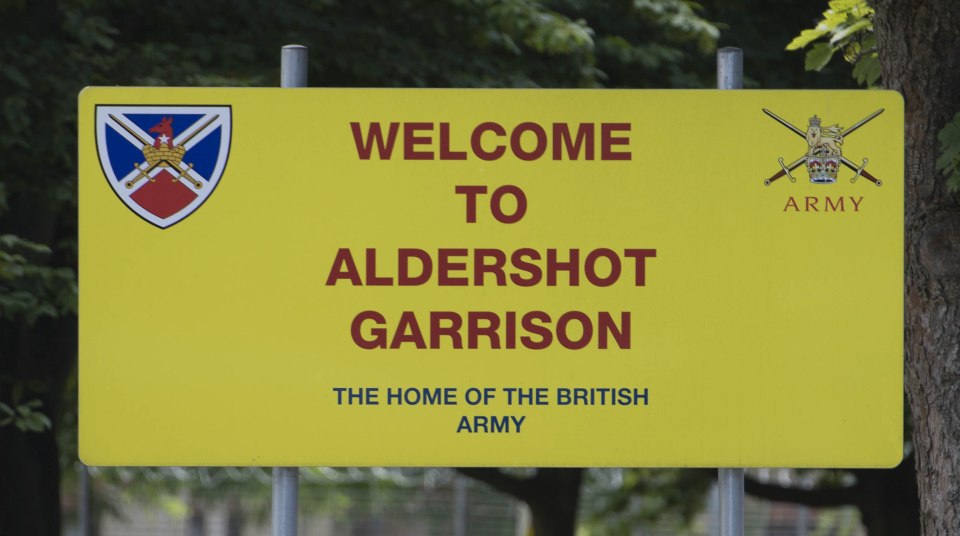 The abduction attempt happened near the Royal Garrison Church of All Saints in Aldershot Hampshire