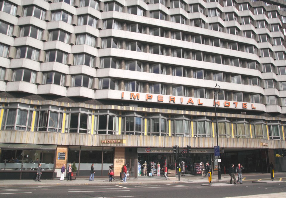 The incident happened near the Imperial Hotel, with many guests and staff among those who saw what happened