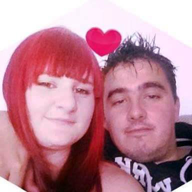 Kayleigh Hoggan from Blackburn, Lancs., with her partner Martin Wilkinson who is warning of the dangers 