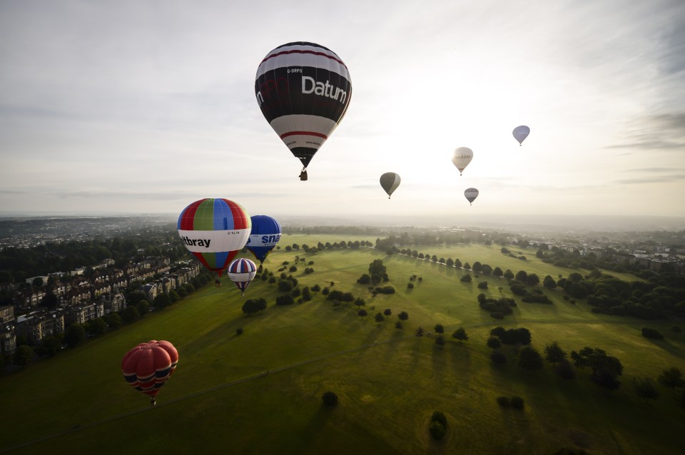The event is billed as Europe's largest annual meeting of hot air balloons attracting balloonists from around the world