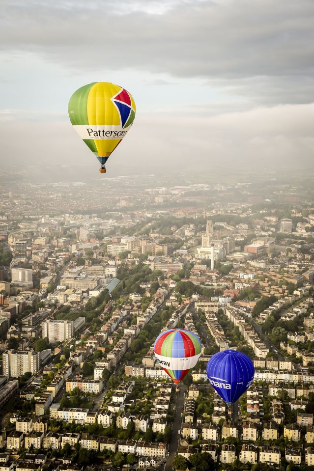 Guests at the event will be treated to fairground rides, trade stands and entertainment on the ground as the main event takes place above their heads