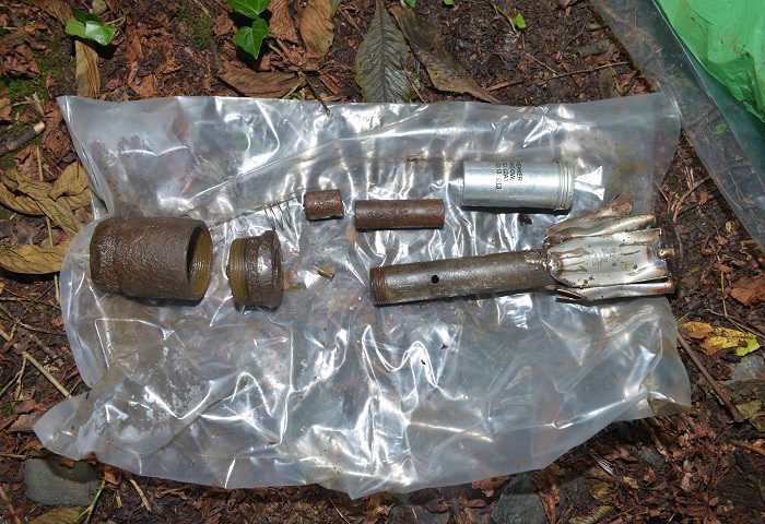 Bomb making components were found in Lurgan