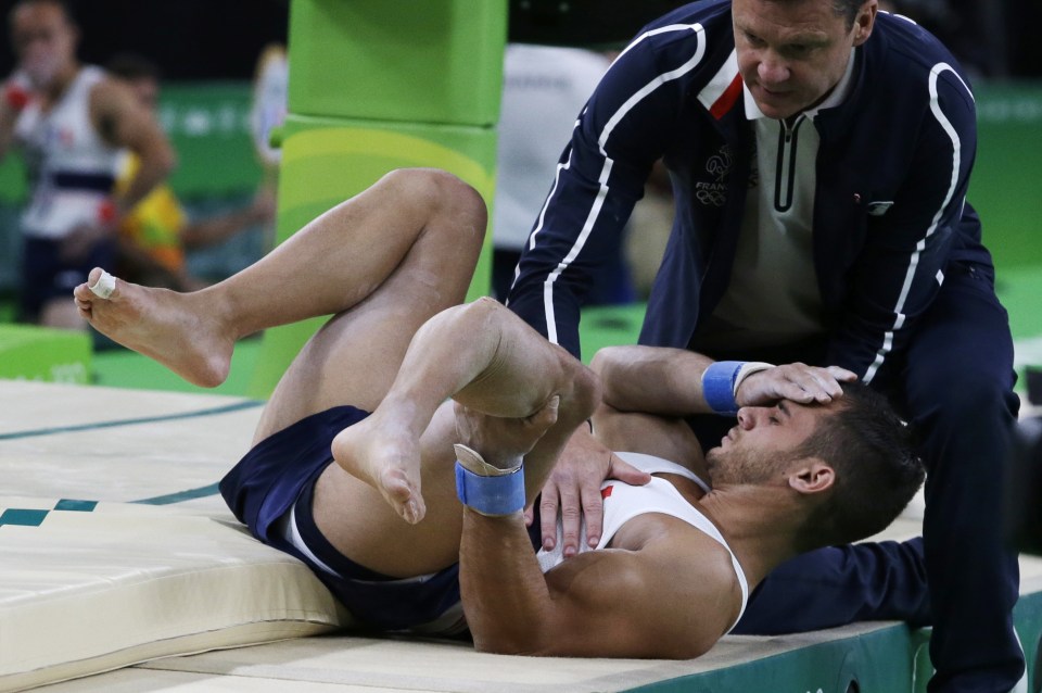 French gymnast suffered gruesome leg break which also shattered his Olympic dreams