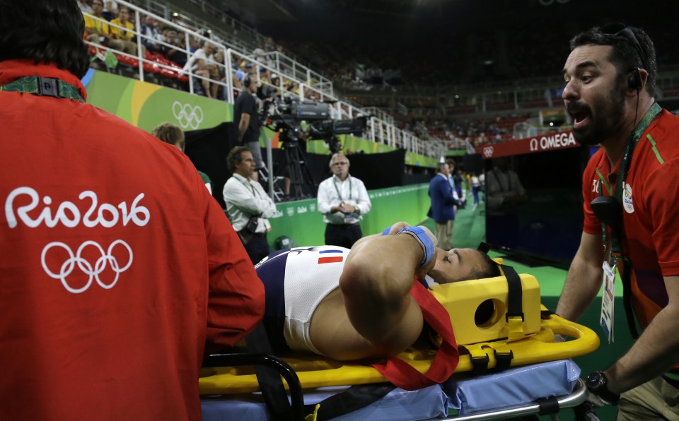 French gymnast suffered gruesome leg break which also shattered his Olympic dreams