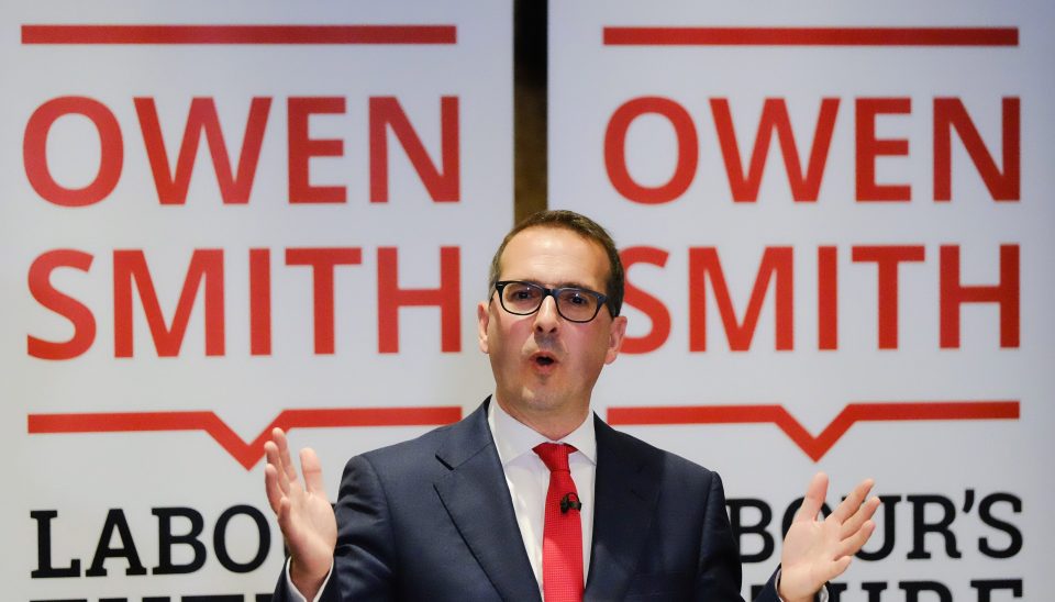 Labour Leadership Candidate Owen Smith Delivers Major Speech On Economy