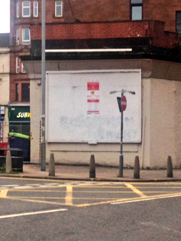 Boris Johnson graffiti