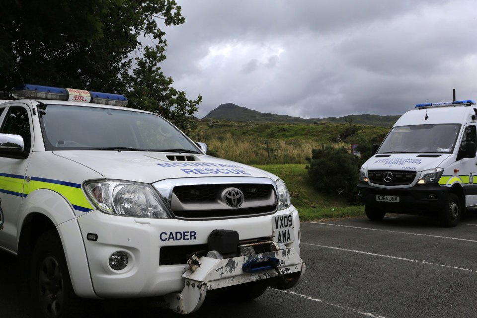 Search and rescue vehicles were also deployed