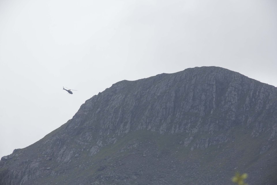 It was flying low near the summit before the crash