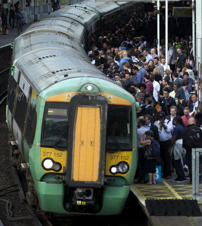 Crowds gathered at Clapham Junction earlier in the week on the second day of planned strikes
