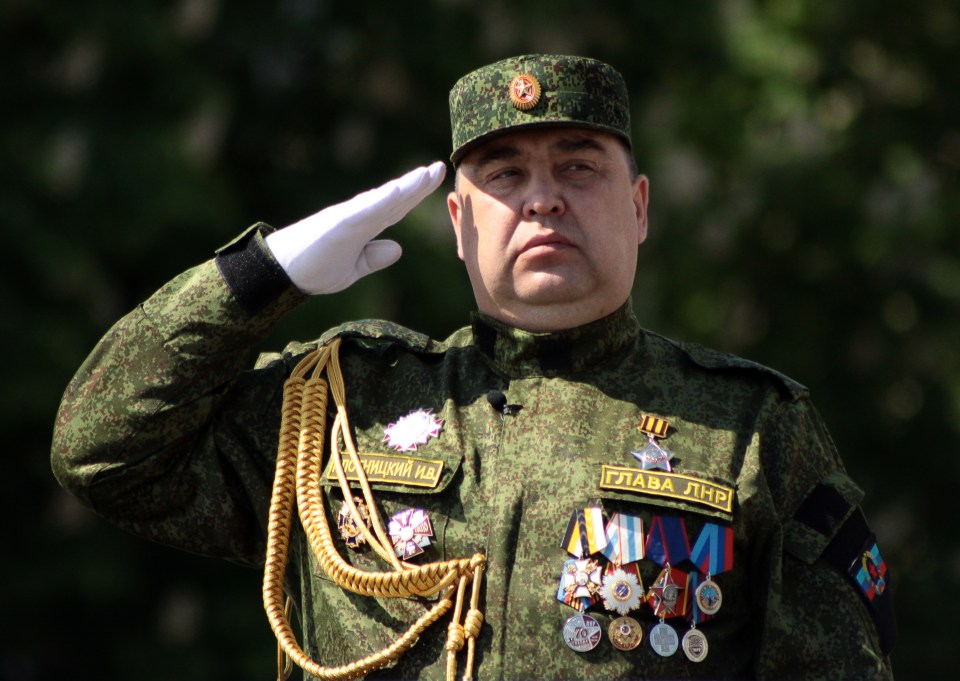 Lugansk, eastern Ukraine, celebrates 9 May Victory Day