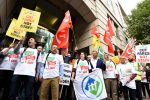 RMT protest at Department for Transport