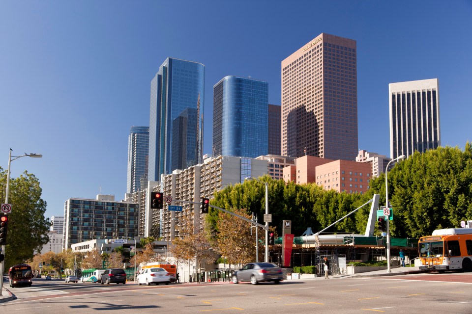 Skyline Downtown Los Angeles, California, United States of America, USA